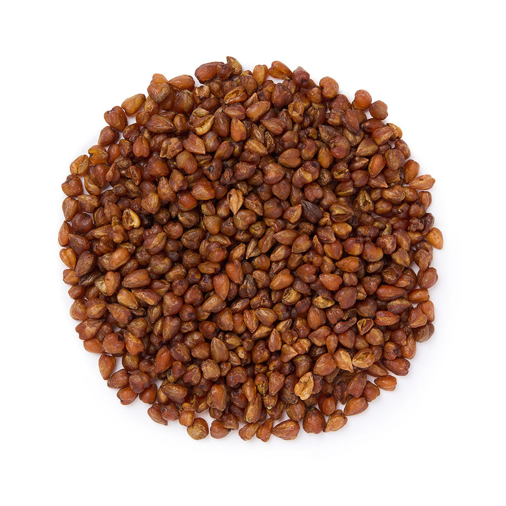 Buckwheat Black Pearls Herbal Tea Pouch - closeup