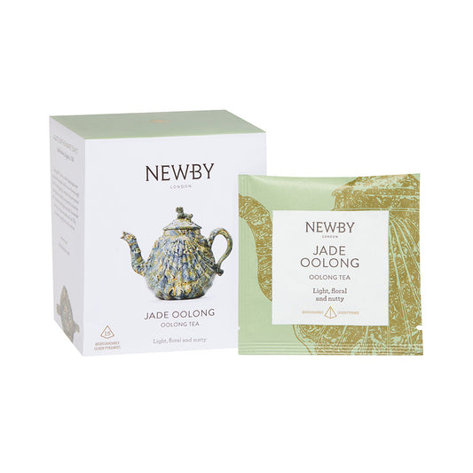 Jade Oolong — Pyramids — 15, box and individually wrapped tea
