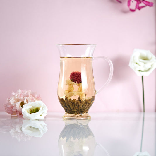 Rising Flower Large Flowering Tea, Pouch - brewed