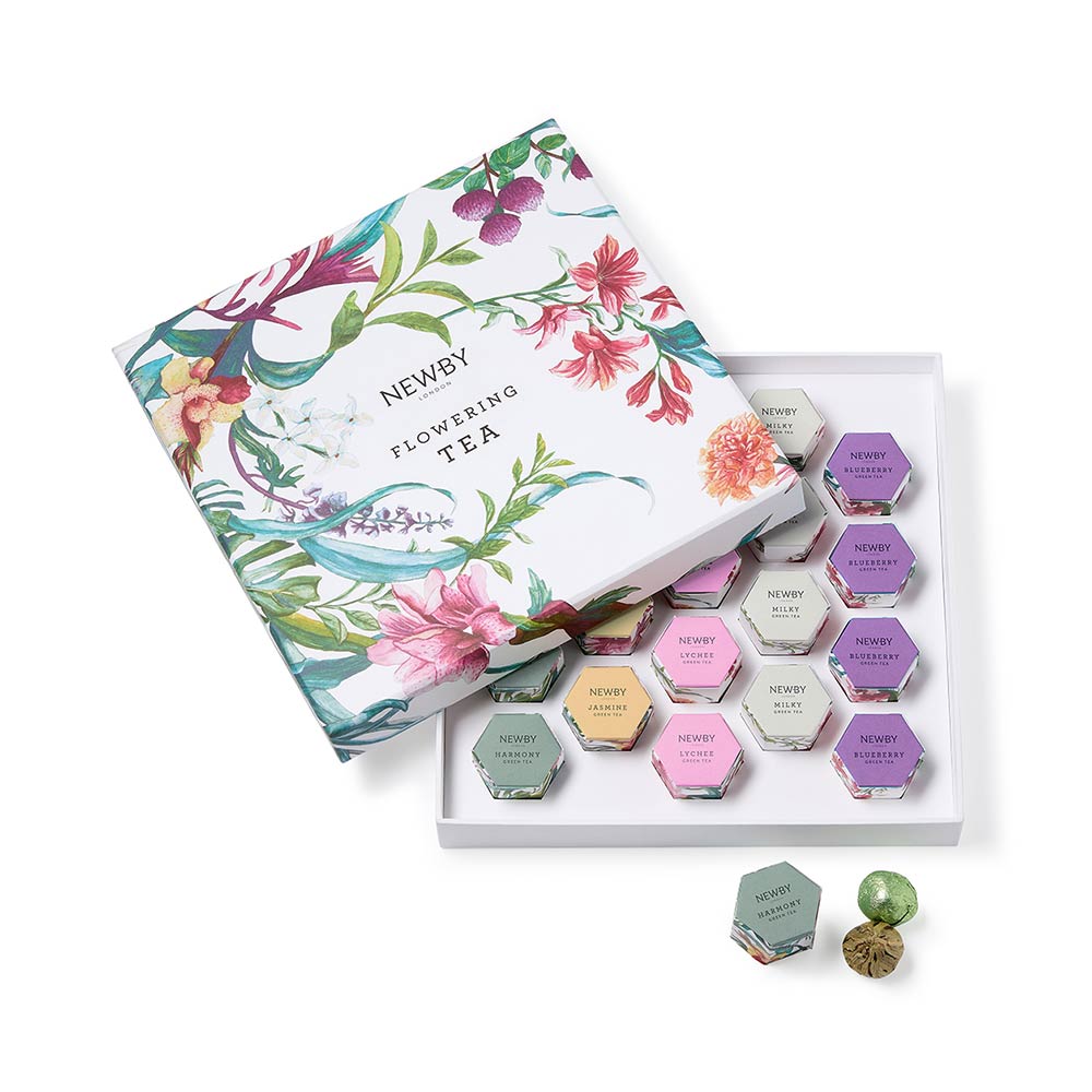 Flowering Tea Gift Set — 20 Bulbs - packaging