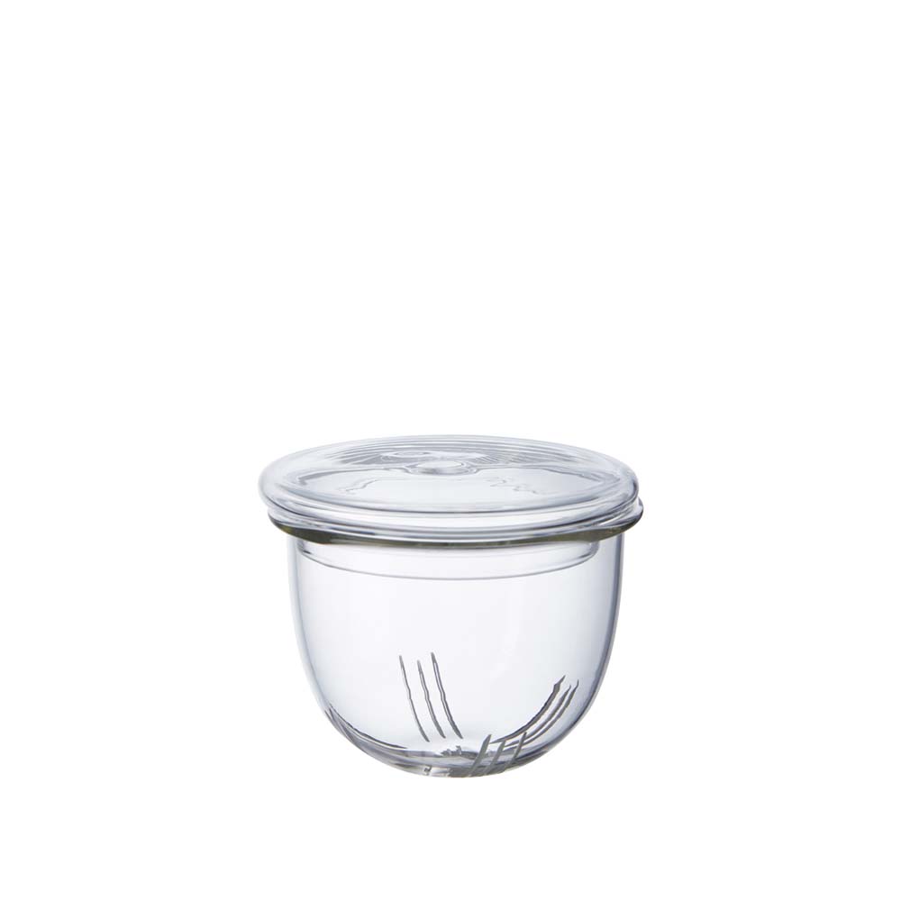 Glass Tea Infuser Cup - closeup