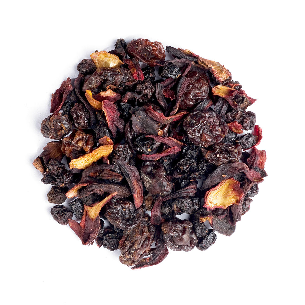 Hibiscus Red Berries - closeup