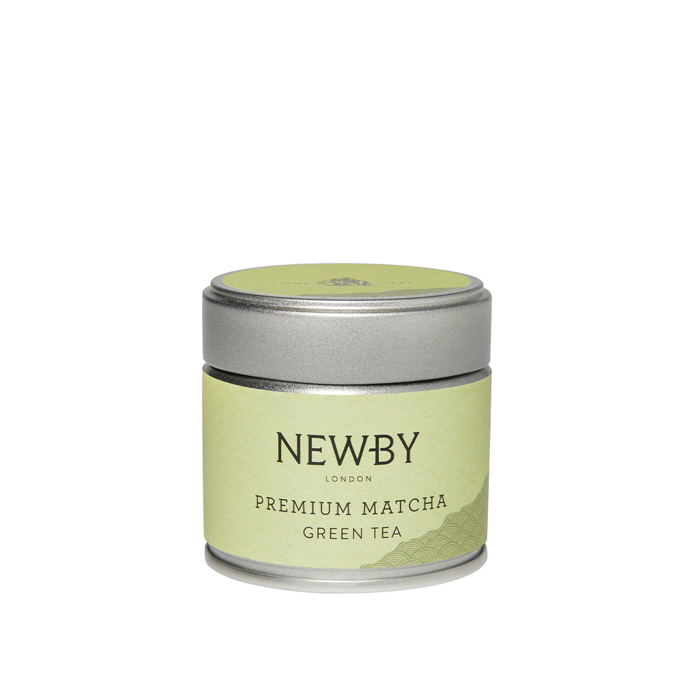 Premium Ceremonial Matcha — Matcha caddy — 30 g, front