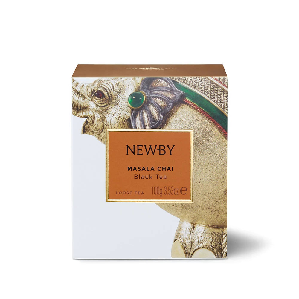Masala Chai — Loose leaf carton — 100 g, front