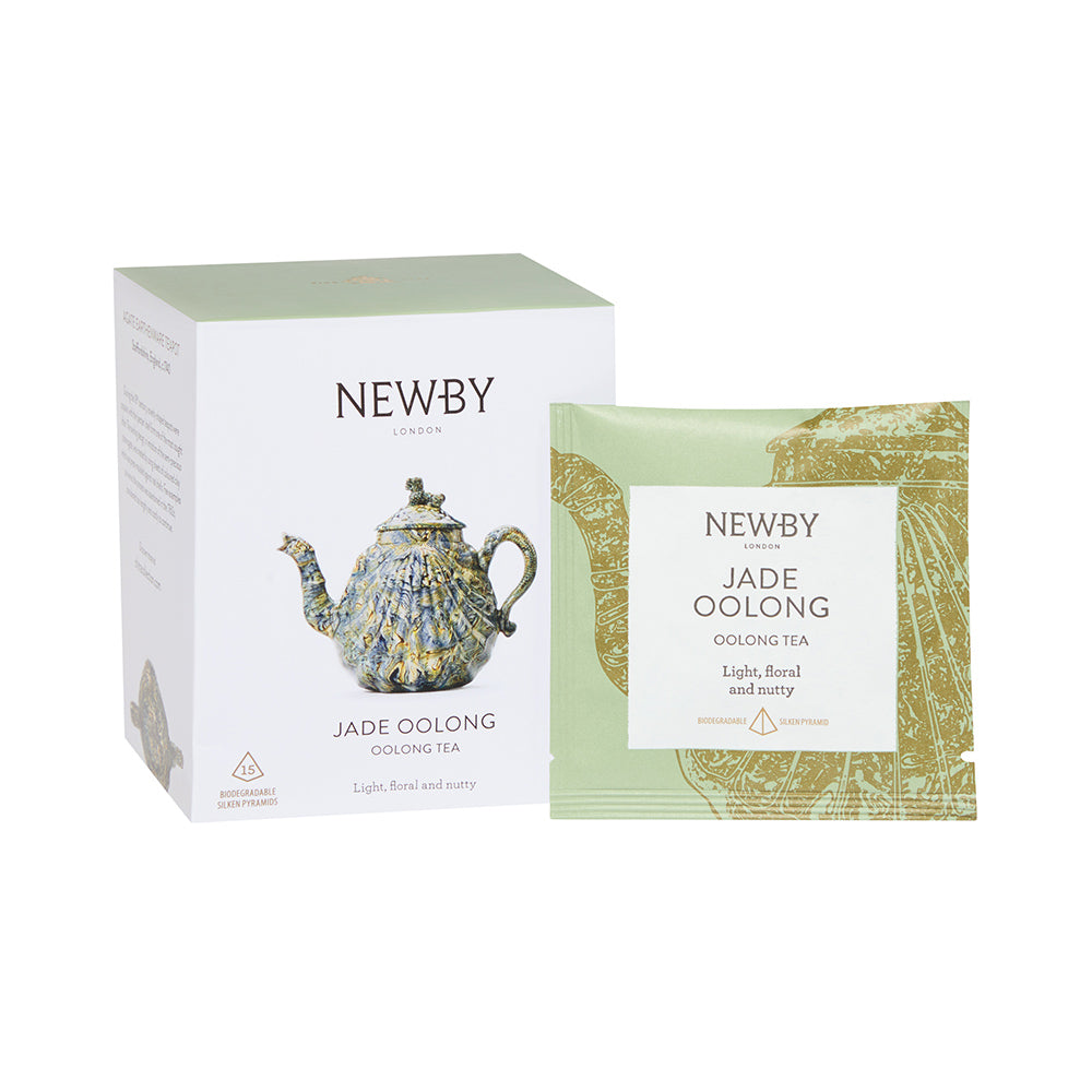 Jade Oolong — Pyramids — 15, box and individually wrapped tea